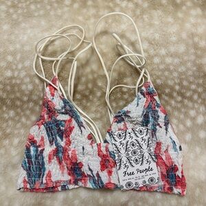 Free People Floral Bralette